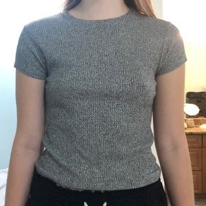 Gray brandy Melville soft shirt
